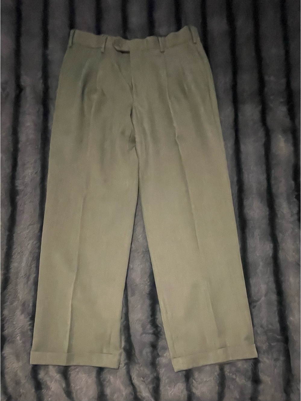 Geoffrey Beene Olive Dress Trousers